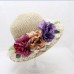 Flower Hat Wide Brim Straw Fashion Design Foldable Brimmed Sun Hats For   eb-41529713